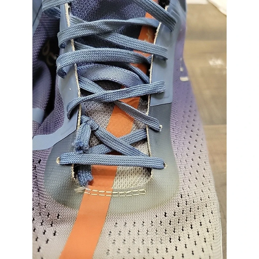 On Cloud Flow Shoes Mens 12 Blue Orange Running Gorpcore Sneaker 35.99237